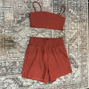 FIVE Dancewear Fame Shorts and Icon Bra "Moab" set